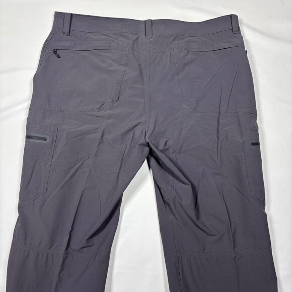 Lot of 2 L.L Bean Gray Nylon Lightweight Hiking Outdoor Travel Pants Mens 40X30 - Picture 9 of 16